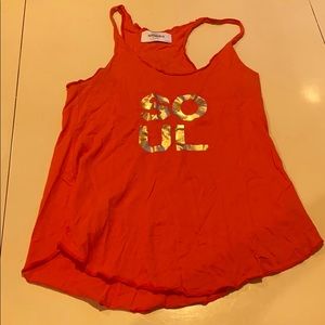 Soul cycle tank top